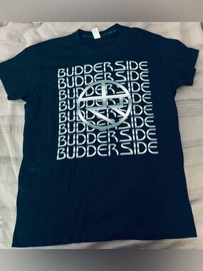 BUDDERSIDE European Tour 2016 Tshirt Mens sz S Unisex-styled Hard Rock NEW